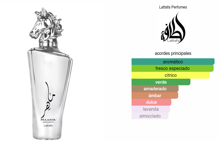 Maahir Legacy, Perfume Para Hombre, EDP 100 ml – Lattafa