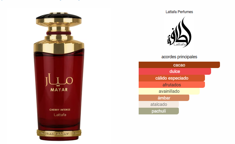 Mayar Cherry, Perfume Para Mujer, EDP 100 ml – Lattafa