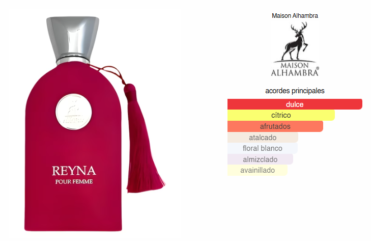 Reyna, Perfume Para Mujer, EDP 100ml – Maison AlHambra