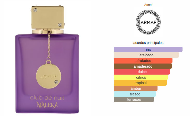 Club The Nuit Maleka, Perfume para Mujer, EDP 100 ml – Armaf