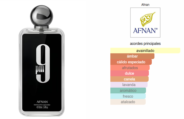 9PM Perfume Para Hombre, EDP 100ml, Afnan