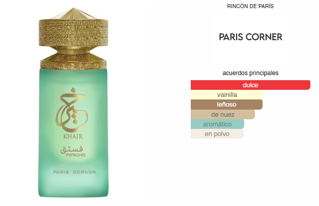 Khair Pistachio, Perfume Unisex, EDP 100 ml – Paris Corner