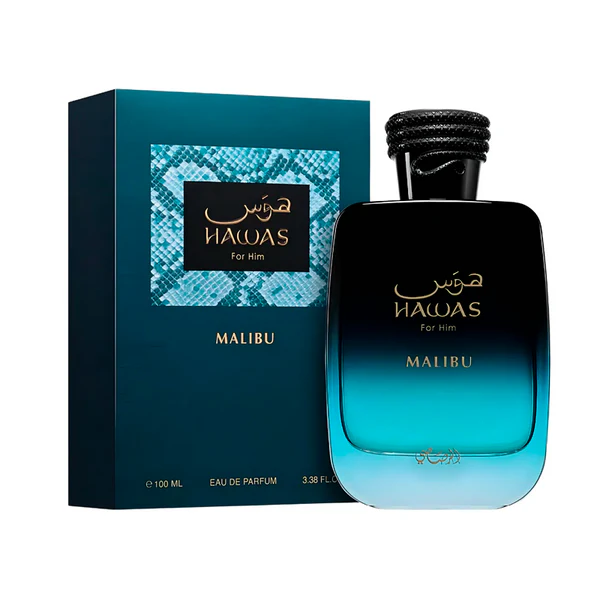 Hawas Malibu, Perfume Para Hombre, EDP 100 ml – Rasasi