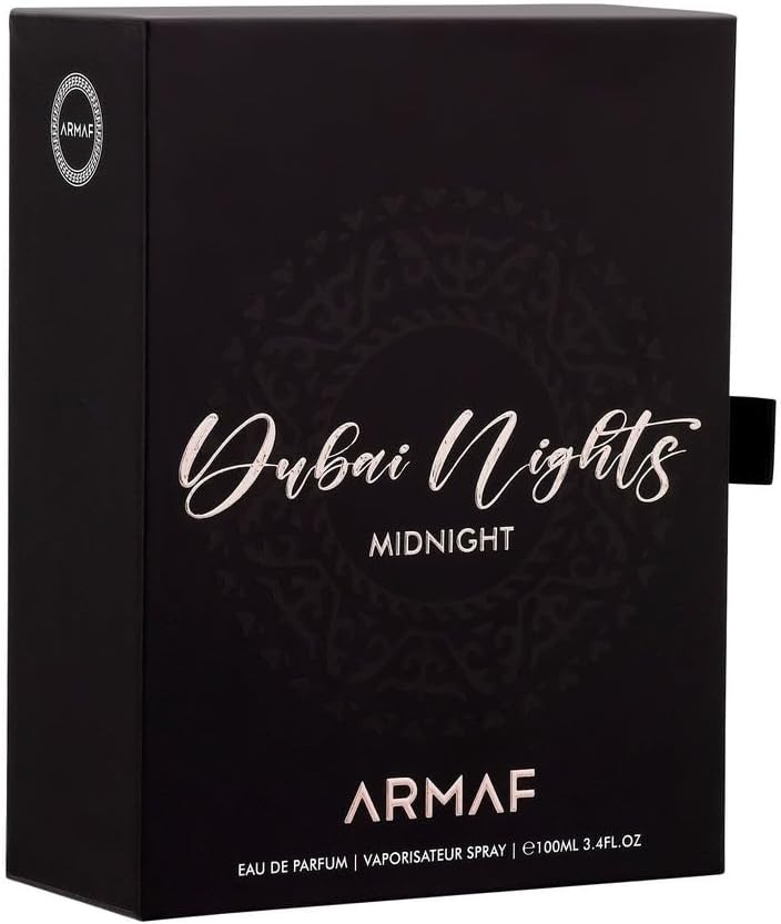 Dubai Nights Midnight, Perfume Para Hombre, EDP 100 ml – Armaf