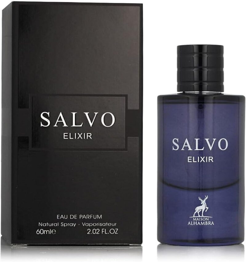 Salvo Elixir, Perfume Para Hombre, EDP 60ml – Maison AlHambra