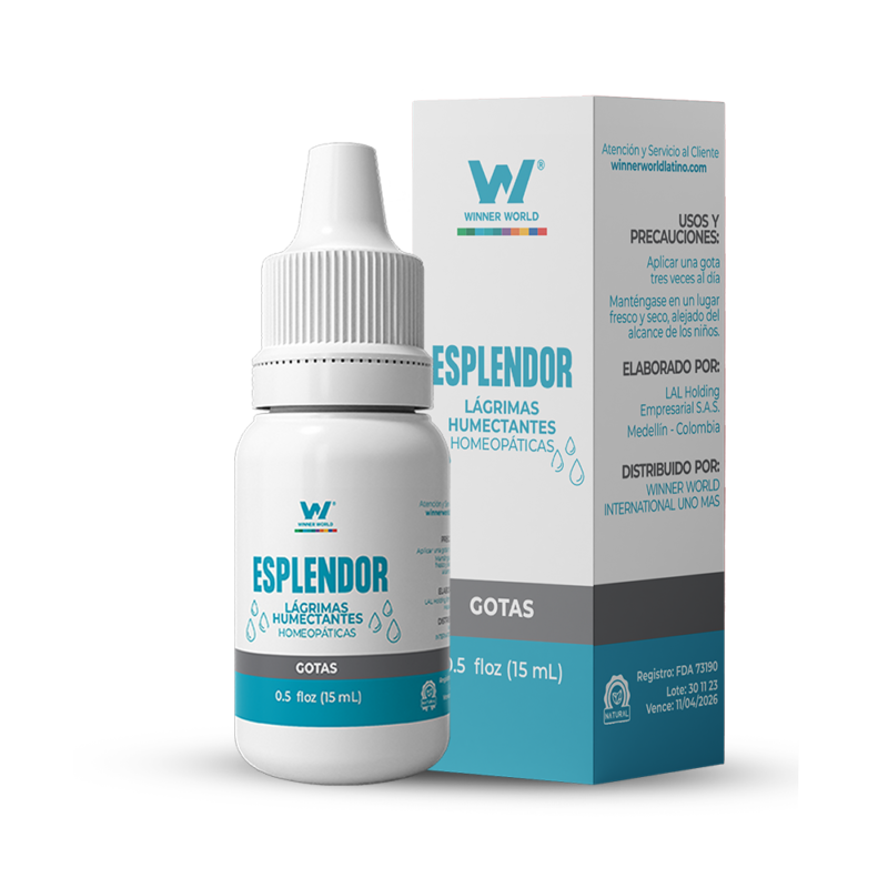 Gotas Esplendor – Lágrimas Humectantes Homeopáticas para el Cuidado Visual