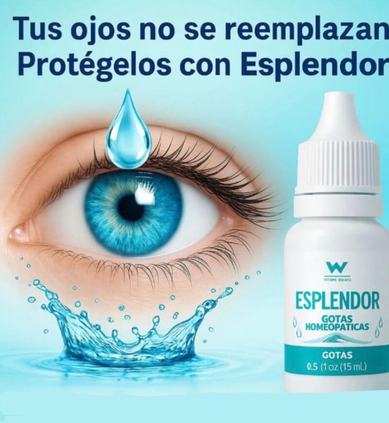 Gotas Esplendor – Lágrimas Humectantes Homeopáticas para el Cuidado Visual